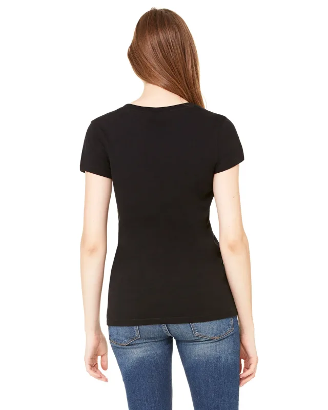 Bella + Canvas Ladies' Jersey Short-Sleeve V-Neck T-Shirt — view 42