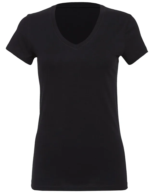 Bella + Canvas Ladies' Jersey Short-Sleeve V-Neck T-Shirt — view 44