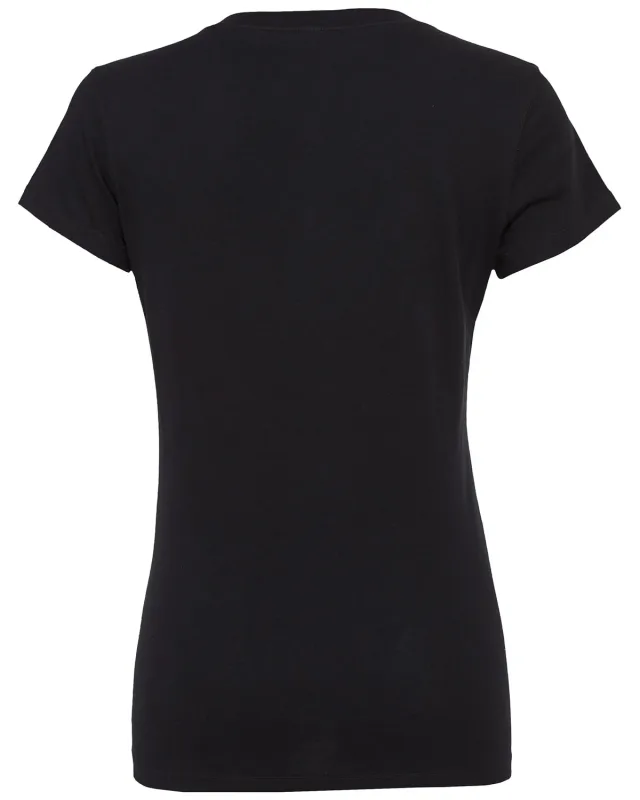 Bella + Canvas Ladies' Jersey Short-Sleeve V-Neck T-Shirt — view 46