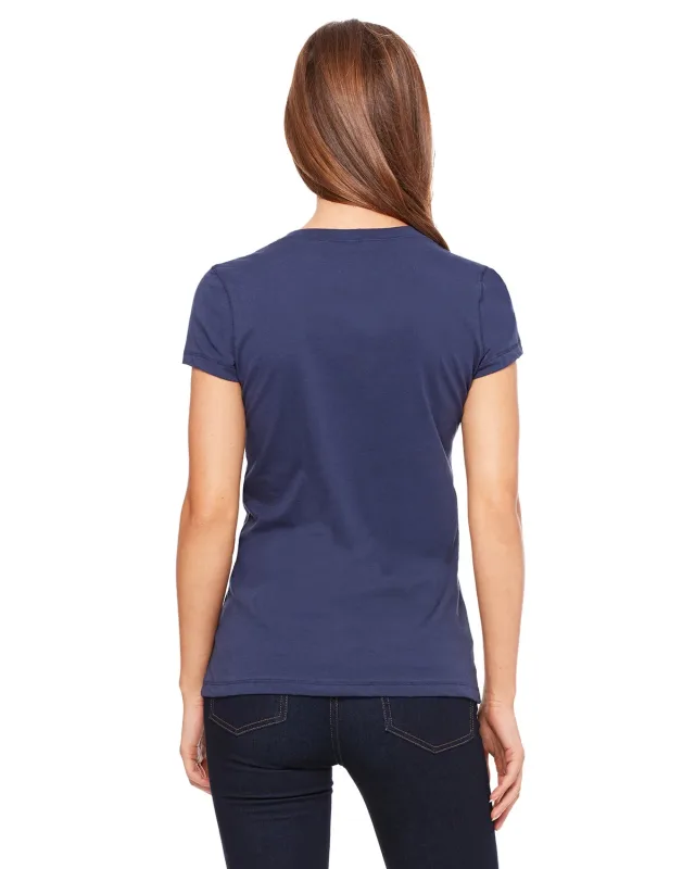 Bella + Canvas Ladies' Jersey Short-Sleeve V-Neck T-Shirt — view 50