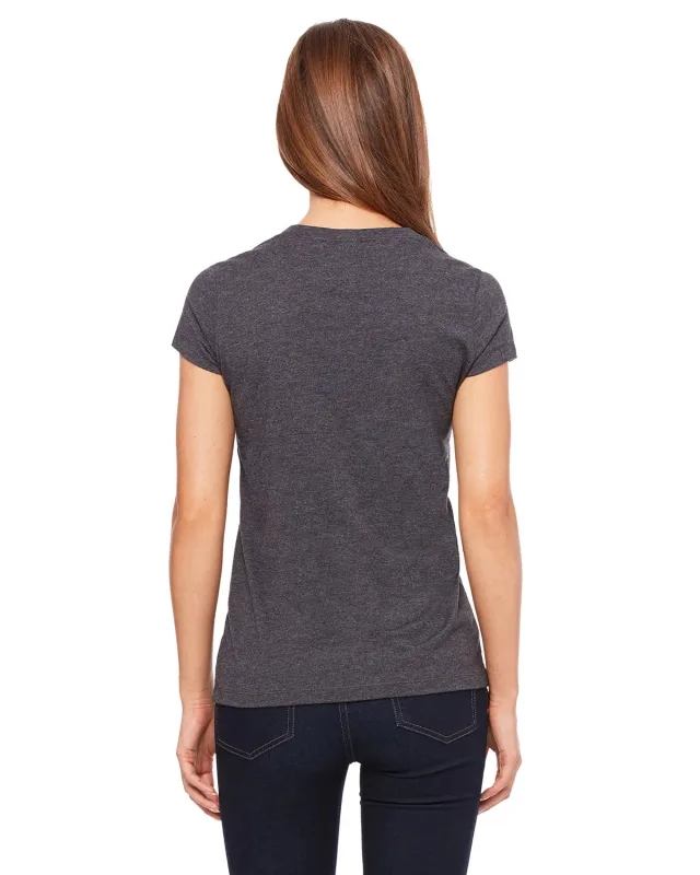 Bella + Canvas Ladies' Jersey Short-Sleeve V-Neck T-Shirt — view 58