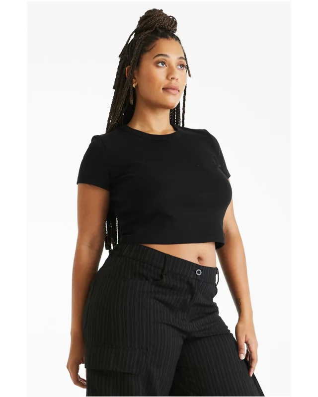 Bella + Canvas Ladies' Micro Ribbed Baby T-Shirt — view 12