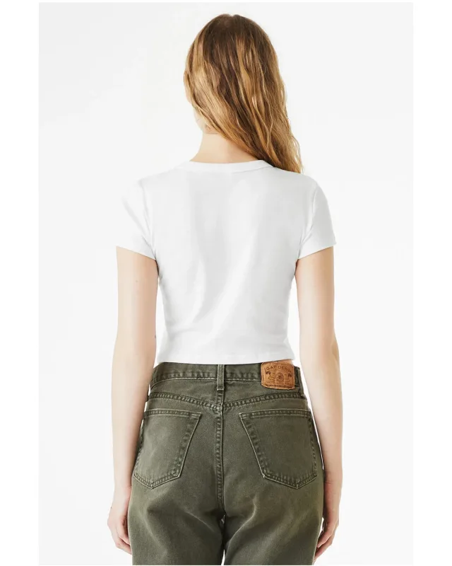 Bella + Canvas Ladies' Micro Ribbed Baby T-Shirt — view 13