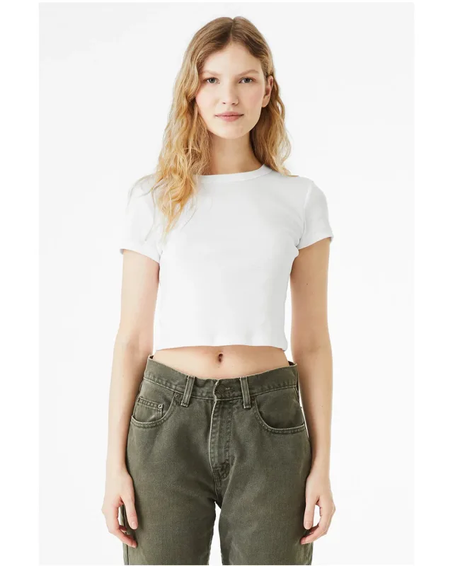 Bella + Canvas Ladies' Micro Ribbed Baby T-Shirt — view 14