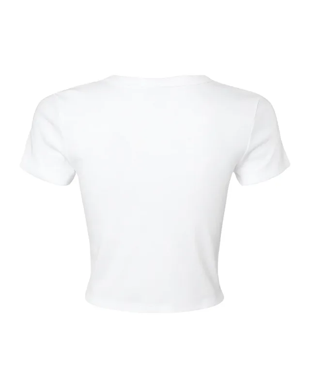 Bella + Canvas Ladies' Micro Ribbed Baby T-Shirt — view 15