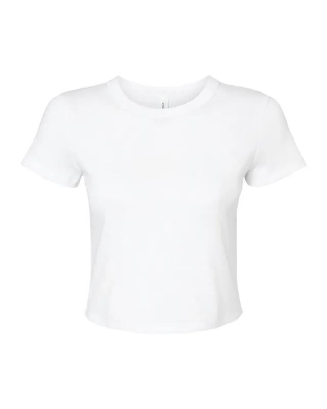 Bella + Canvas Ladies' Micro Ribbed Baby T-Shirt — view 17