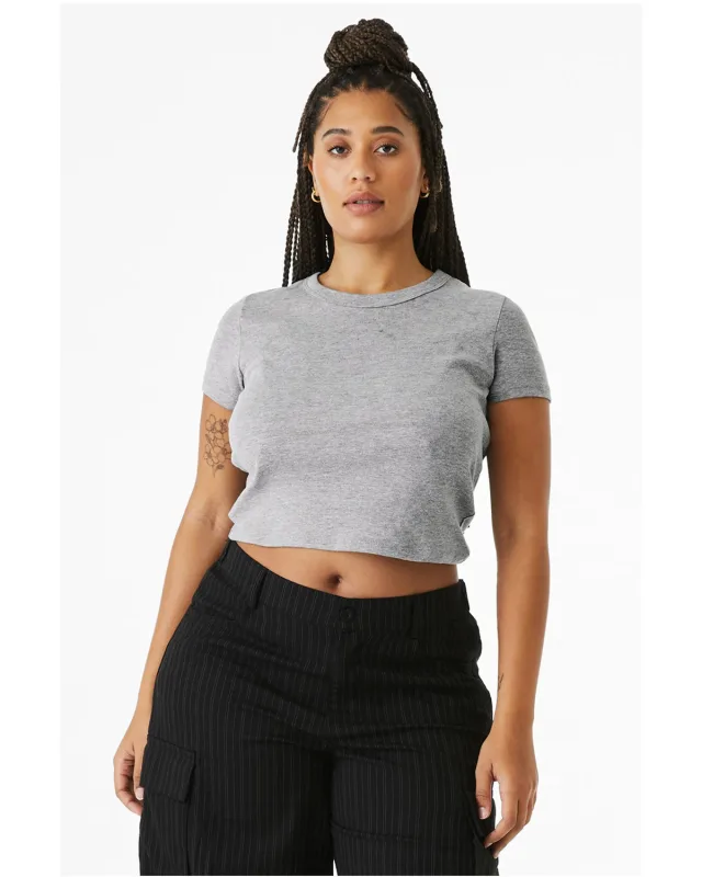 Bella + Canvas Ladies' Micro Ribbed Baby T-Shirt — view 2