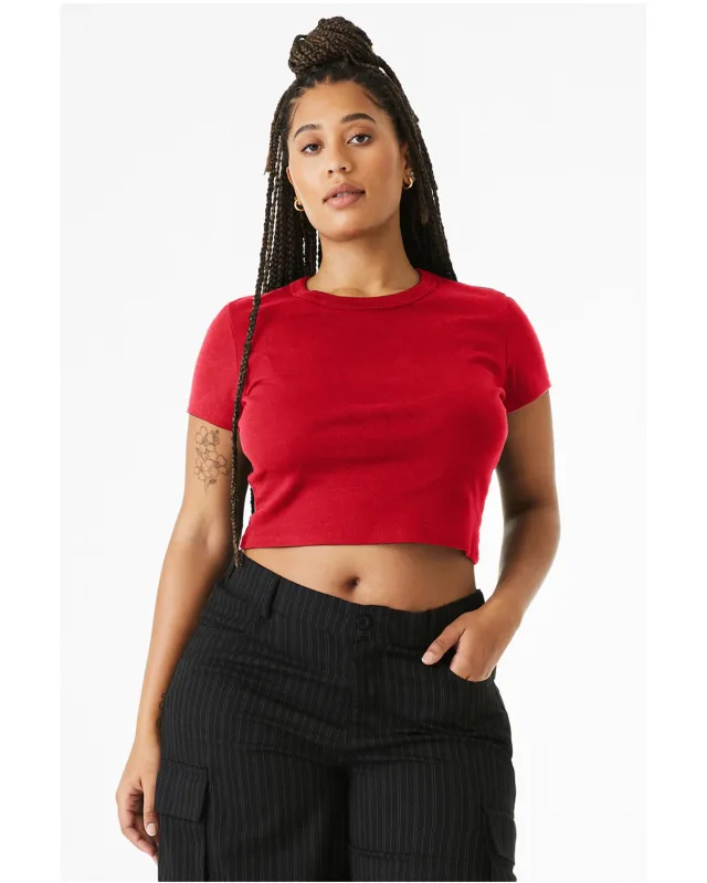 Bella + Canvas Ladies' Micro Ribbed Baby T-Shirt — view 26