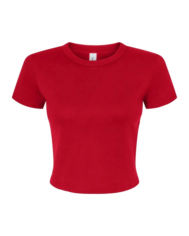 Bella + Canvas Ladies' Micro Ribbed Baby T-Shirt — view 29