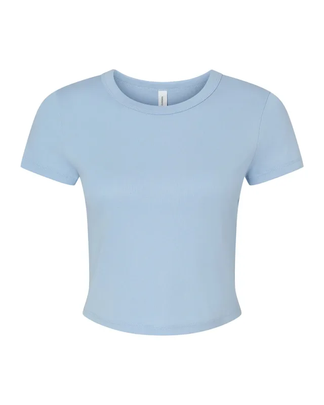 Bella + Canvas Ladies' Micro Ribbed Baby T-Shirt — view 35