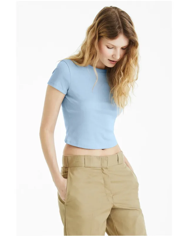 Bella + Canvas Ladies' Micro Ribbed Baby T-Shirt — view 36