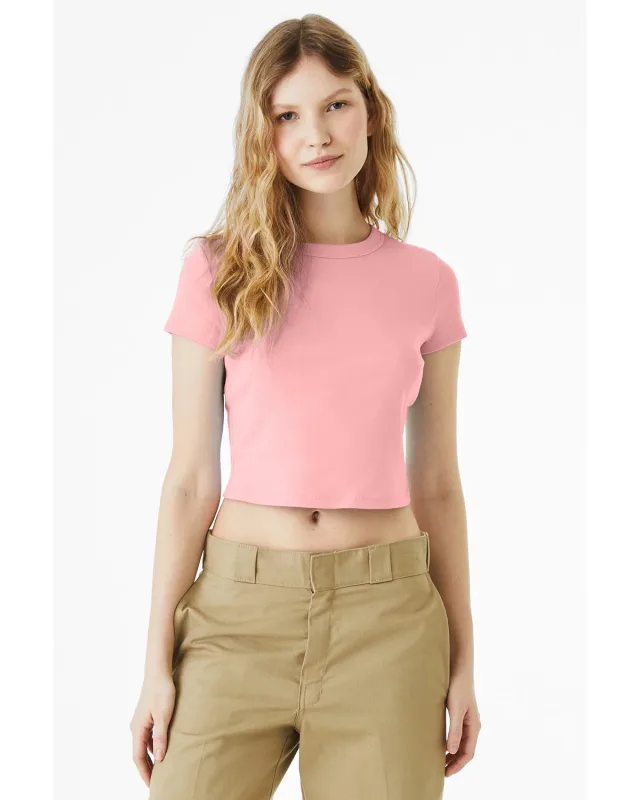 Bella + Canvas Ladies' Micro Ribbed Baby T-Shirt — view 38