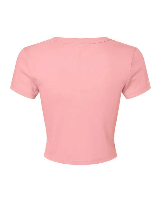 Bella + Canvas Ladies' Micro Ribbed Baby T-Shirt — view 39