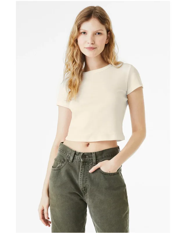 Bella + Canvas Ladies' Micro Ribbed Baby T-Shirt — view 44