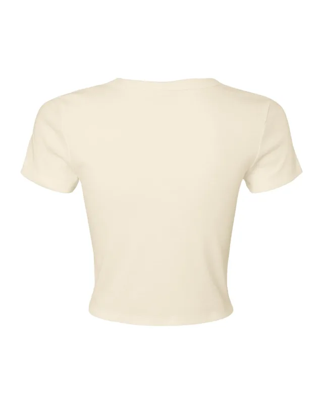 Bella + Canvas Ladies' Micro Ribbed Baby T-Shirt — view 45