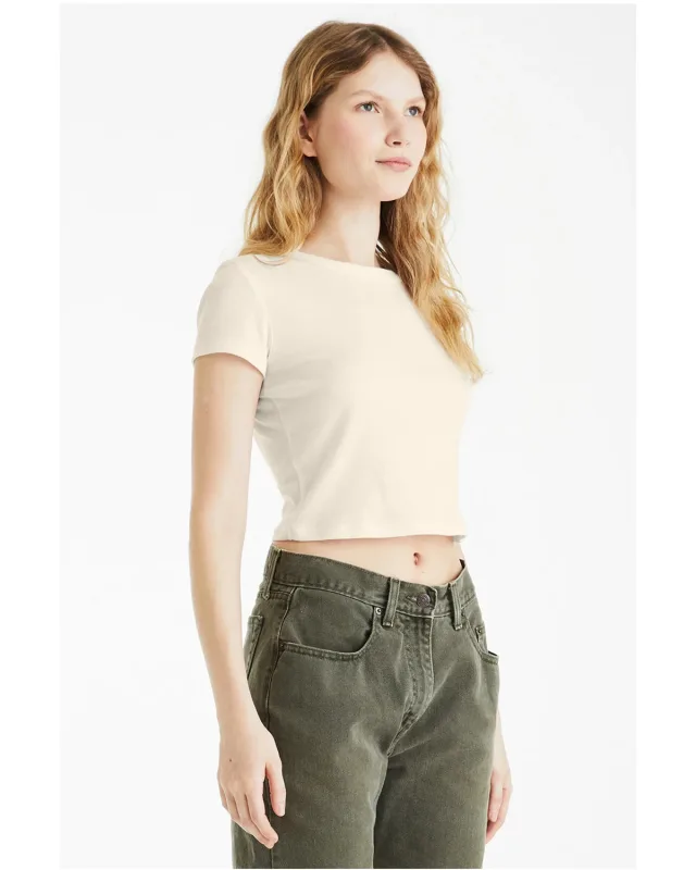 Bella + Canvas Ladies' Micro Ribbed Baby T-Shirt — view 48