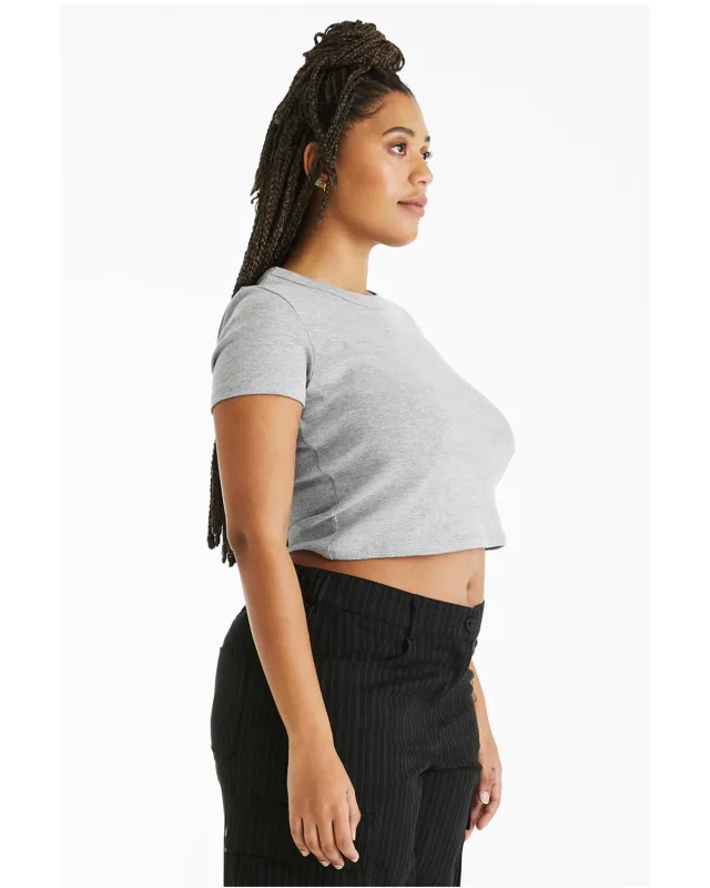 Bella + Canvas Ladies' Micro Ribbed Baby T-Shirt — view 6