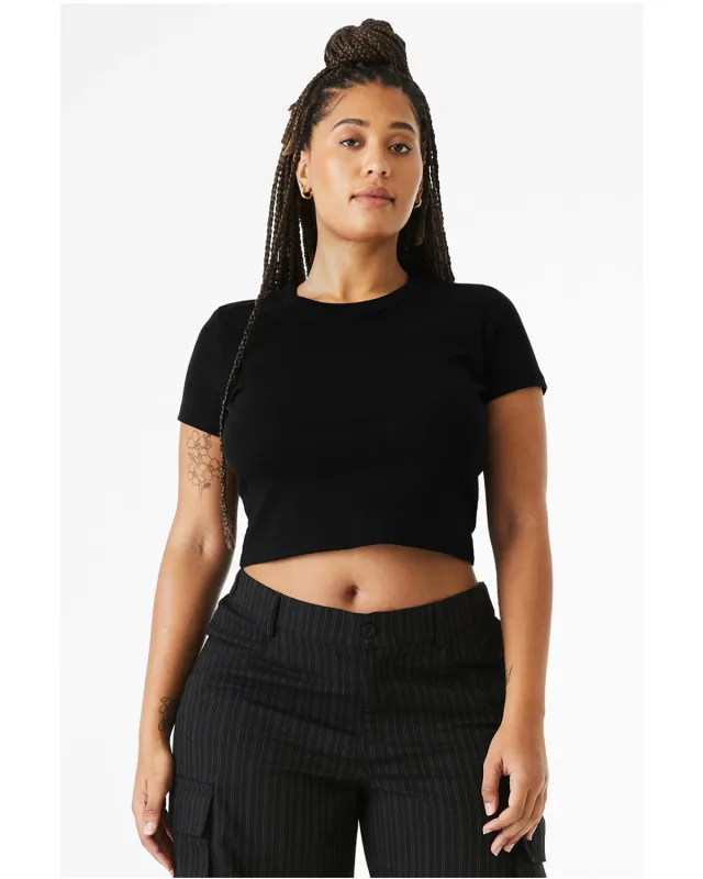 Bella + Canvas Ladies' Micro Ribbed Baby T-Shirt — view 8