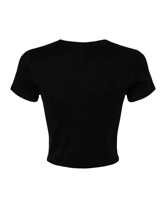 Bella + Canvas Ladies' Micro Ribbed Baby T-Shirt — view 9
