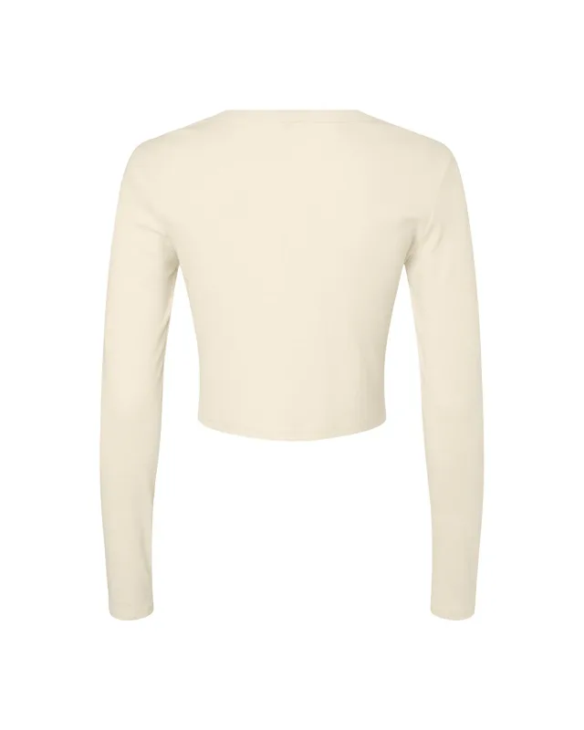 Bella + Canvas Ladies' Micro Ribbed Long Sleeve Baby T-Shirt — view 27