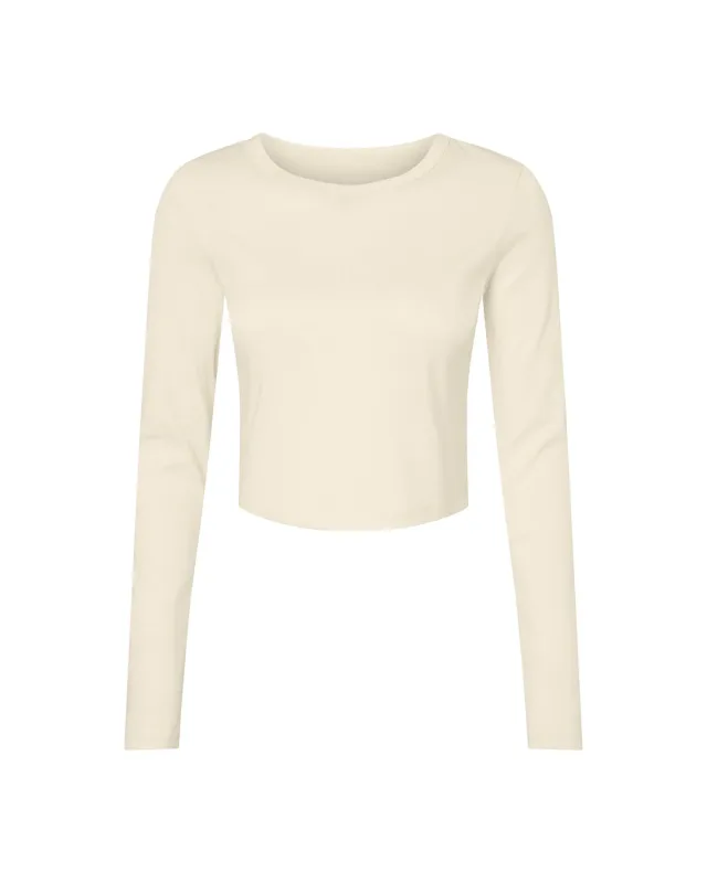Bella + Canvas Ladies' Micro Ribbed Long Sleeve Baby T-Shirt — view 29