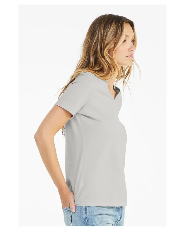 Bella + Canvas Ladies' Relaxed Jersey V-Neck T-Shirt — view 24