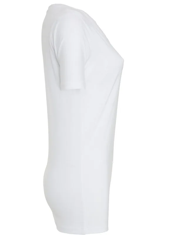 Bella + Canvas Ladies' Relaxed Jersey V-Neck T-Shirt — view 4