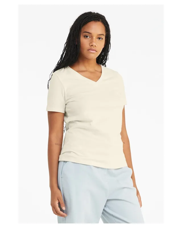 Bella + Canvas Ladies' Relaxed Jersey V-Neck T-Shirt — view 43