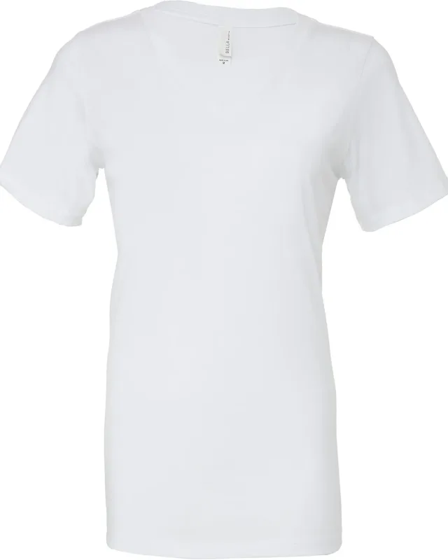 Bella + Canvas Ladies' Relaxed Jersey V-Neck T-Shirt — view 5