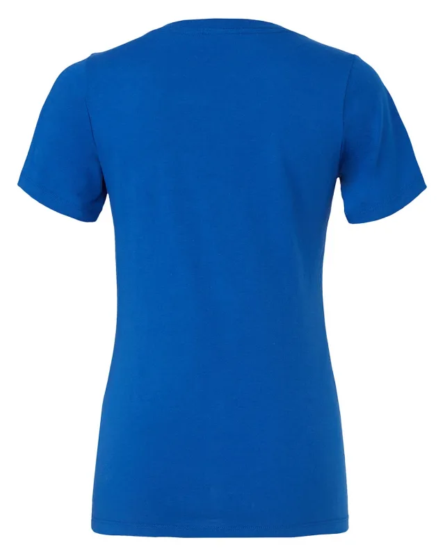Bella + Canvas Ladies' Relaxed Jersey V-Neck T-Shirt — view 52
