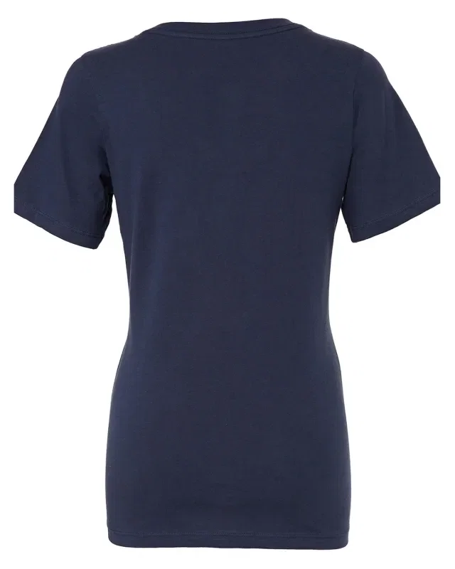 Bella + Canvas Ladies' Relaxed Jersey V-Neck T-Shirt — view 58