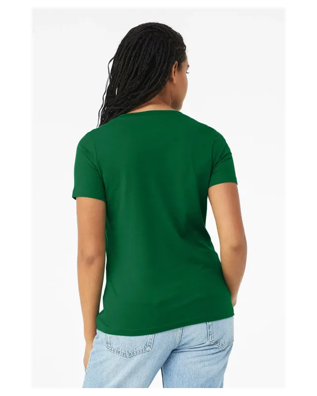 Bella + Canvas Ladies' Relaxed Jersey V-Neck T-Shirt — view 62