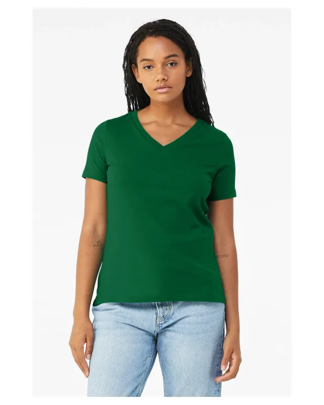 Bella + Canvas Ladies' Relaxed Jersey V-Neck T-Shirt — view 63