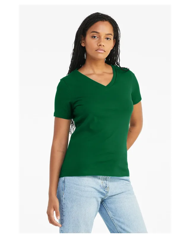 Bella + Canvas Ladies' Relaxed Jersey V-Neck T-Shirt — view 64