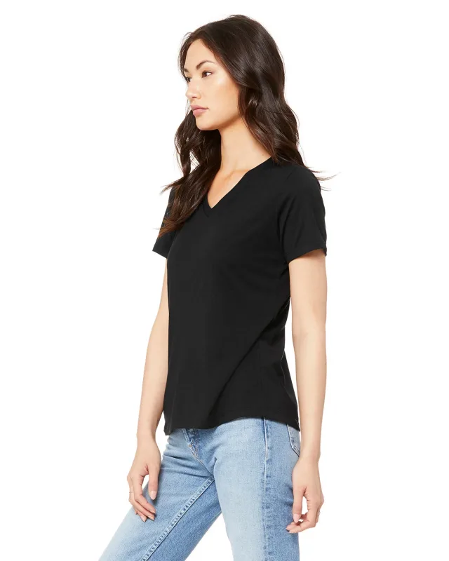 Bella + Canvas Ladies' Relaxed Triblend V-Neck T-Shirt — view 21