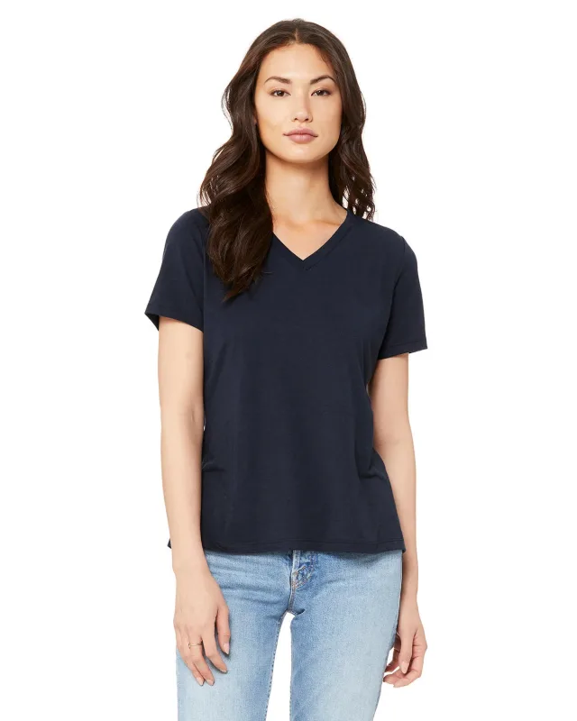 Bella + Canvas Ladies' Relaxed Triblend V-Neck T-Shirt — view 24
