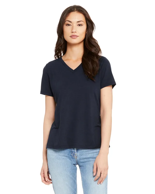Bella + Canvas Ladies' Relaxed Triblend V-Neck T-Shirt — view 25