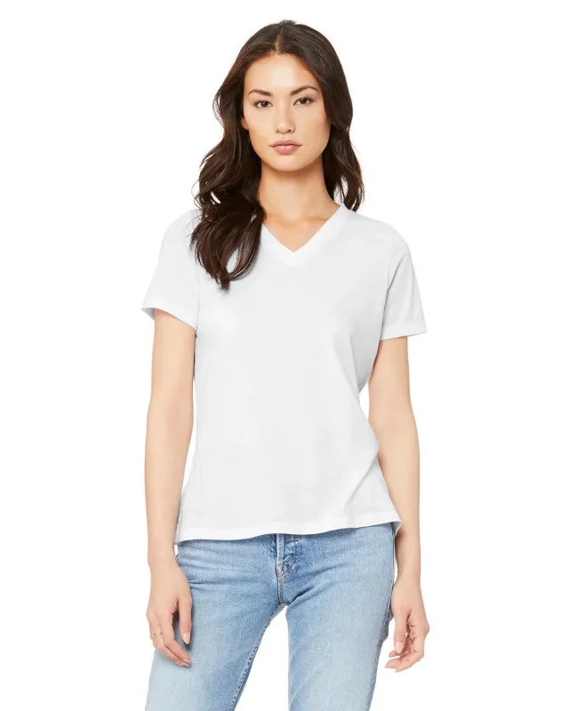 Bella + Canvas Ladies' Relaxed Triblend V-Neck T-Shirt — view 26