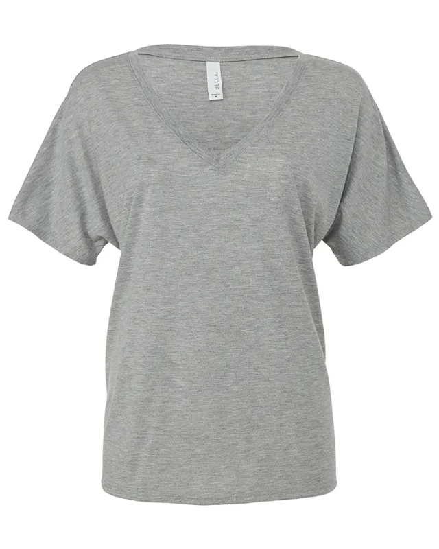 Bella + Canvas Ladies' Slouchy V-Neck T-Shirt — view 11