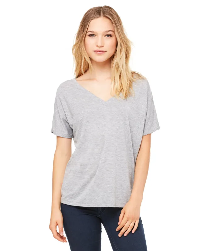 Bella + Canvas Ladies' Slouchy V-Neck T-Shirt — view 12