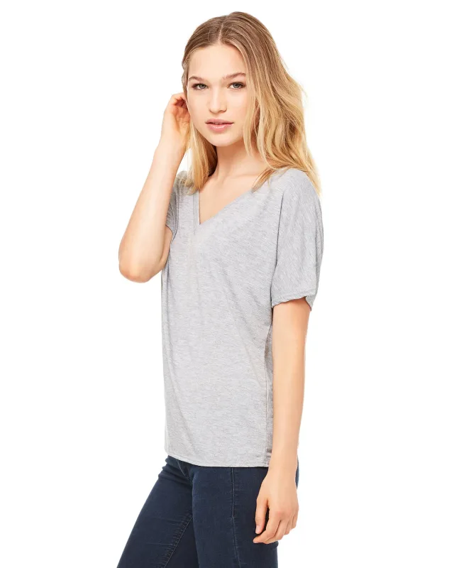 Bella + Canvas Ladies' Slouchy V-Neck T-Shirt — view 16