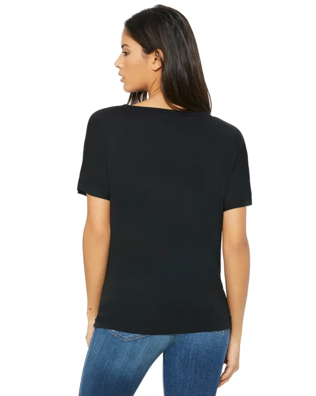 Bella + Canvas Ladies' Slouchy V-Neck T-Shirt — view 17