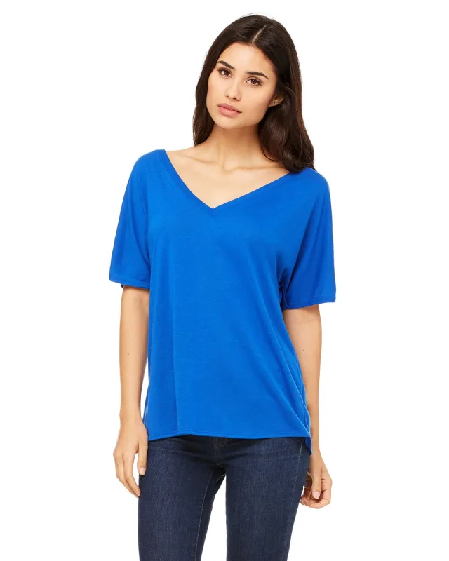 Bella + Canvas Ladies' Slouchy V-Neck T-Shirt — view 28