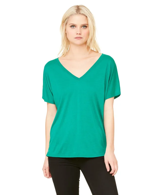 Bella + Canvas Ladies' Slouchy V-Neck T-Shirt — view 34