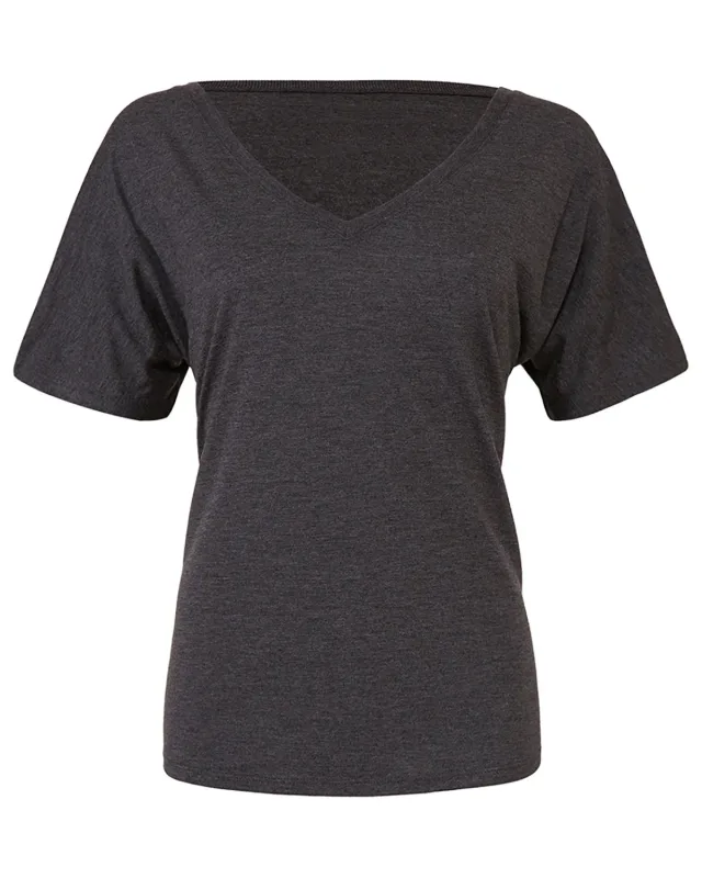 Bella + Canvas Ladies' Slouchy V-Neck T-Shirt — view 38