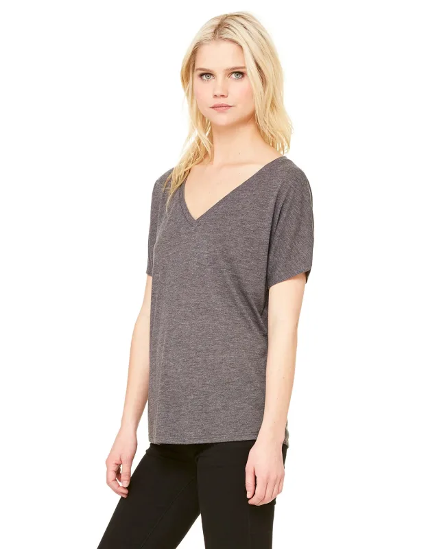 Bella + Canvas Ladies' Slouchy V-Neck T-Shirt — view 44