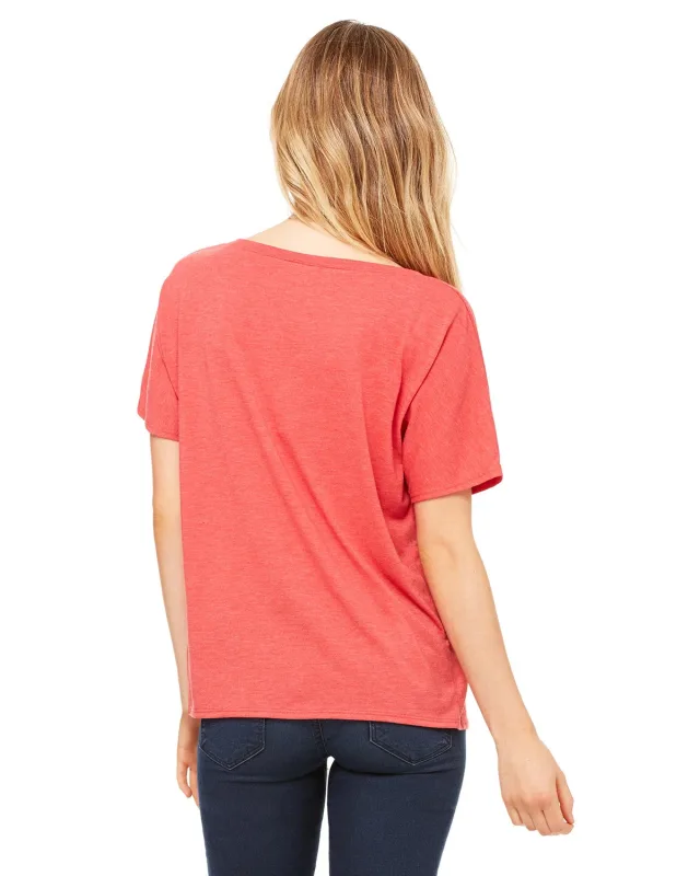 Bella + Canvas Ladies' Slouchy V-Neck T-Shirt — view 45