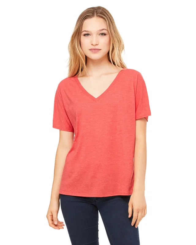 Bella + Canvas Ladies' Slouchy V-Neck T-Shirt — view 48