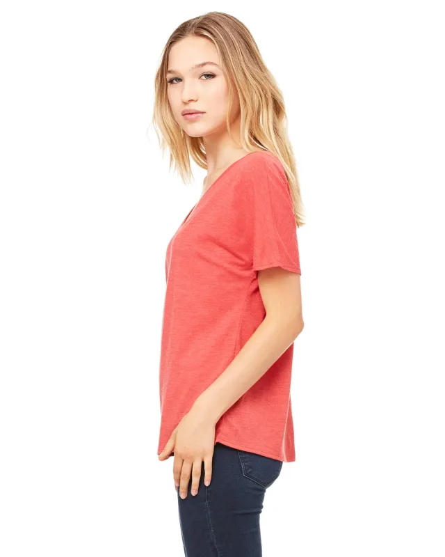 Bella + Canvas Ladies' Slouchy V-Neck T-Shirt — view 52