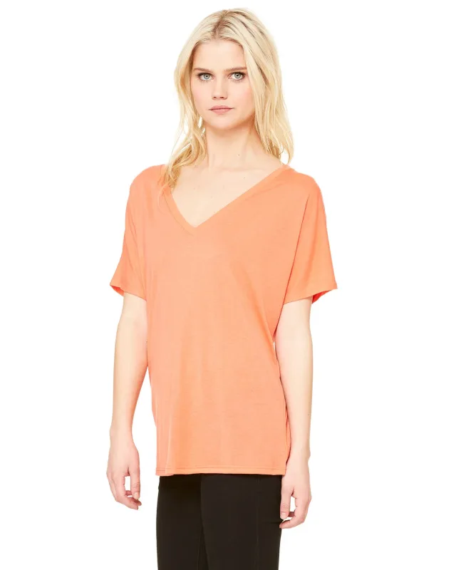 Bella + Canvas Ladies' Slouchy V-Neck T-Shirt — view 55